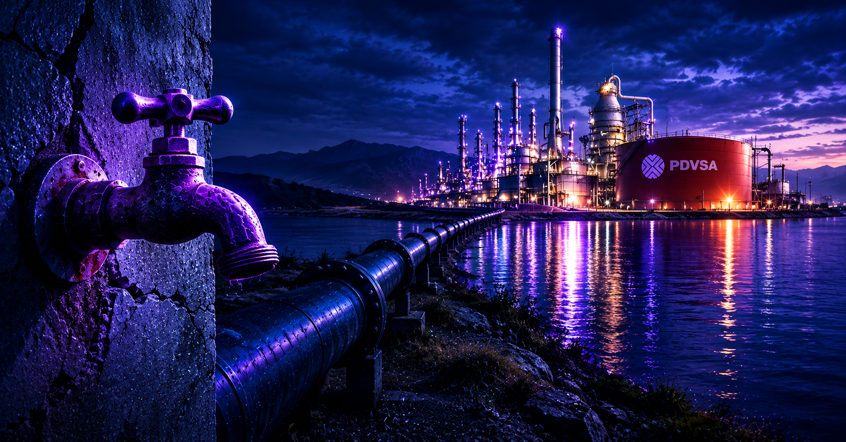Pdvsa promete casi duplicar su capacidad de refinación, de 350.000 a 600.000 barriles diarios en 2027, mientras viaja a Ciudad del Cabo a buscar socios africanos y en Cabimas solo funciona un tercio de los pozos